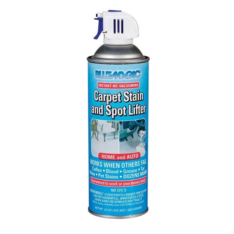 Don't let stains ruin your carpets - fight back with Bleu Magic carpet stain remover